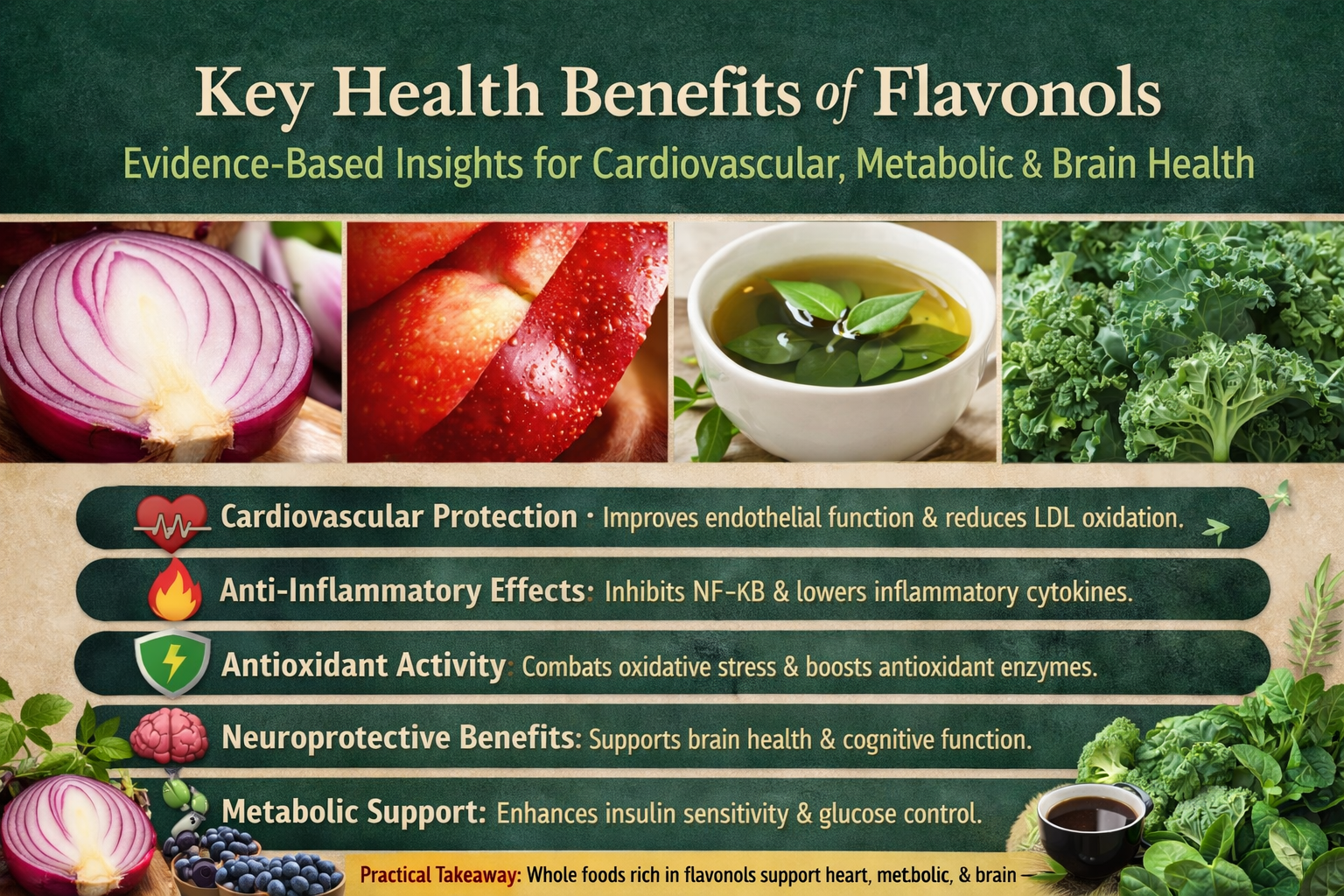 Key Health Benefits of Flavonols